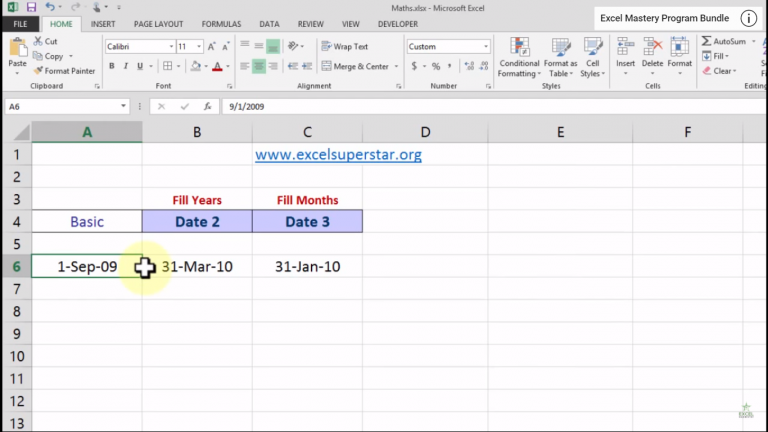 How to automatically write dates years months in excel excel in hindi
