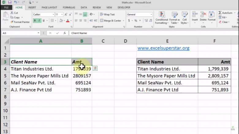 Basic Data Formatting Tricks in Excel | Excel in Hindi