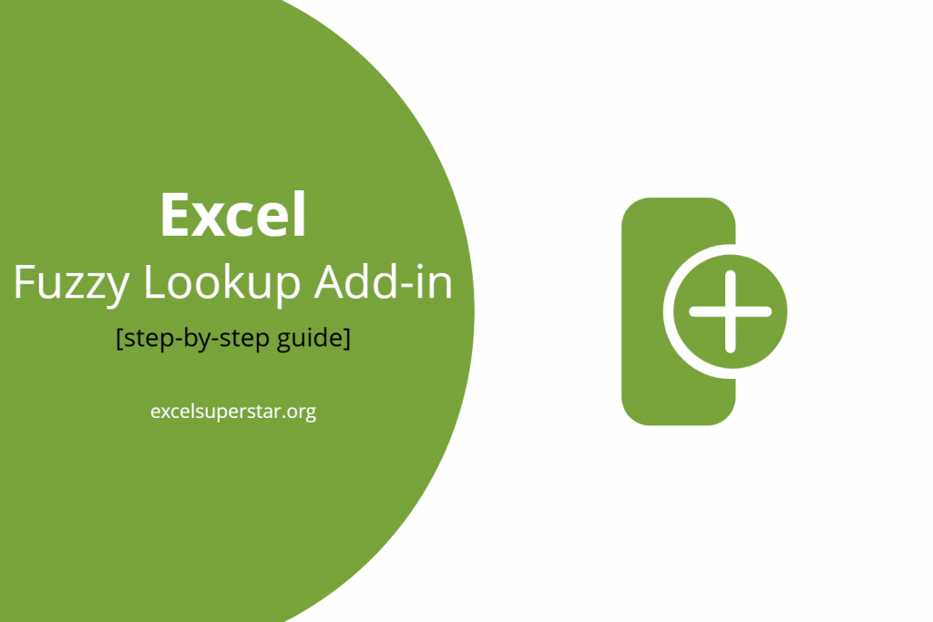 install fuzzy lookup add in for excel