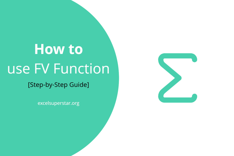 ExcelでFV関数を使用する方法