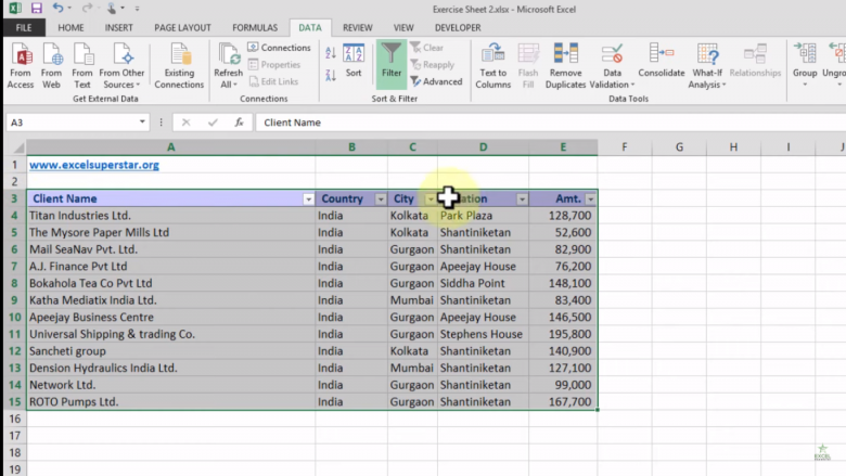 How to use Filtering Rows with Values in Excel | Excel in Hindi