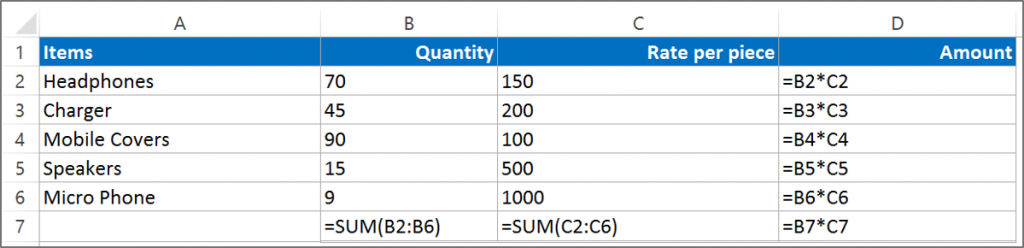 Formula Auditing - Show Formulas