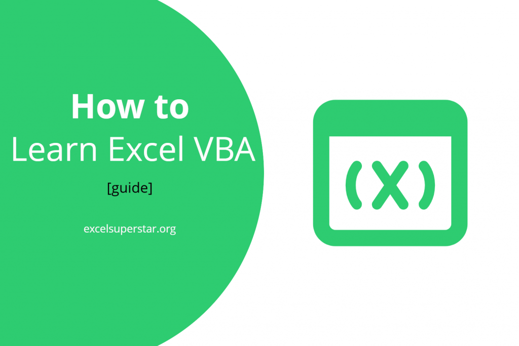 How To Learn Excel VBA Macros In Excel 