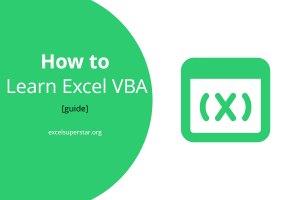 How to Learn Excel VBA Macros in Excel?