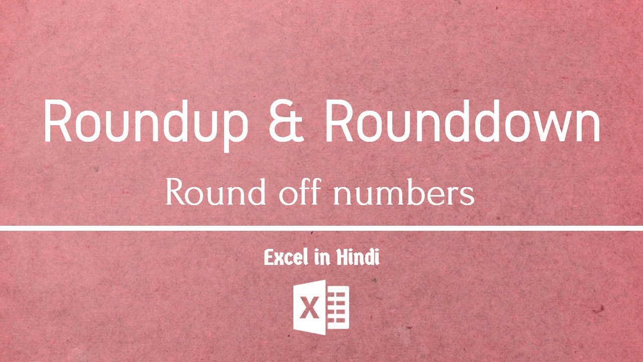 Roundup Rounddown Basics 02 Round Off Numbers In Excel