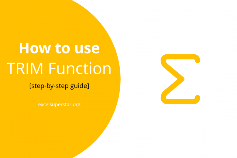 TRIM function How to use Trim function in Excel MS Excel in Hindi