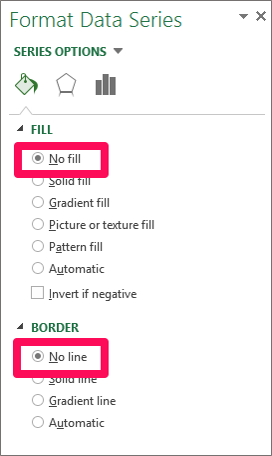 Waterfall Chart - format Data series